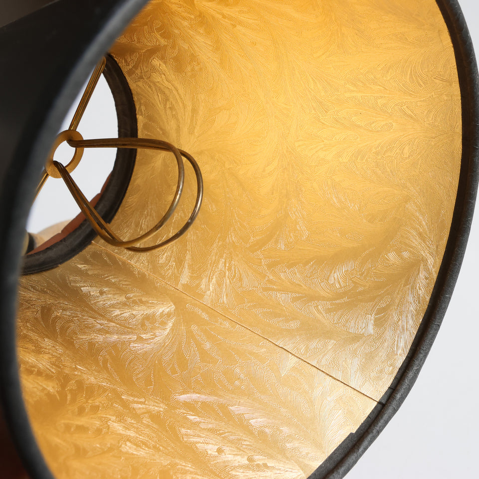 Gold foil lamp #1