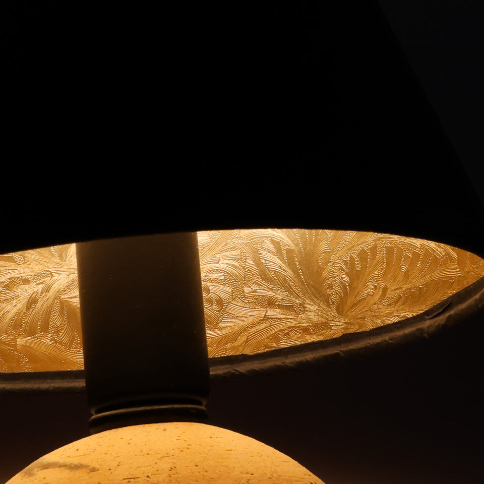 Gold foil lamp #2