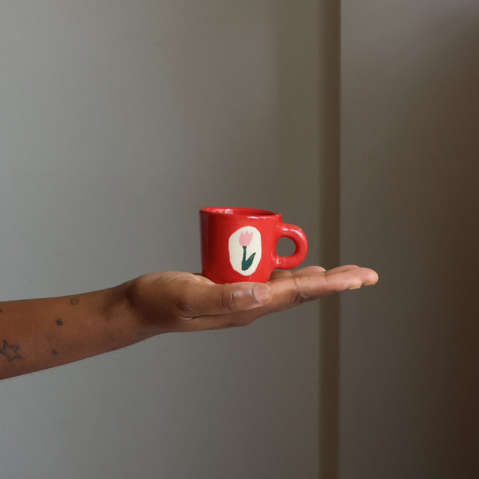 Tulip espresso mug