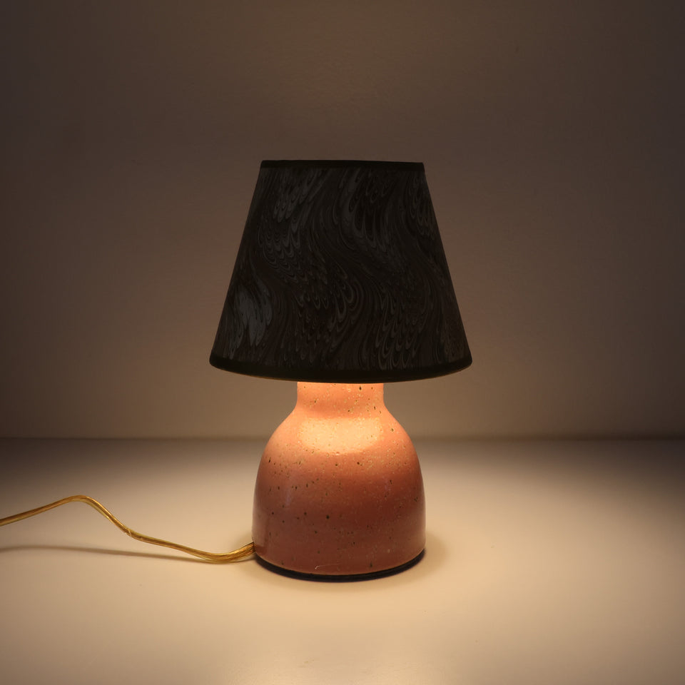 Marble shade mini lamp