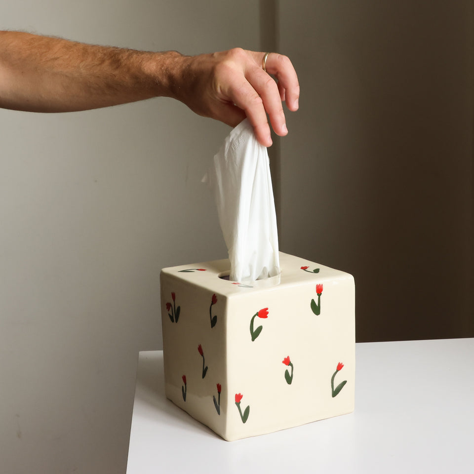 Tulip tissue box