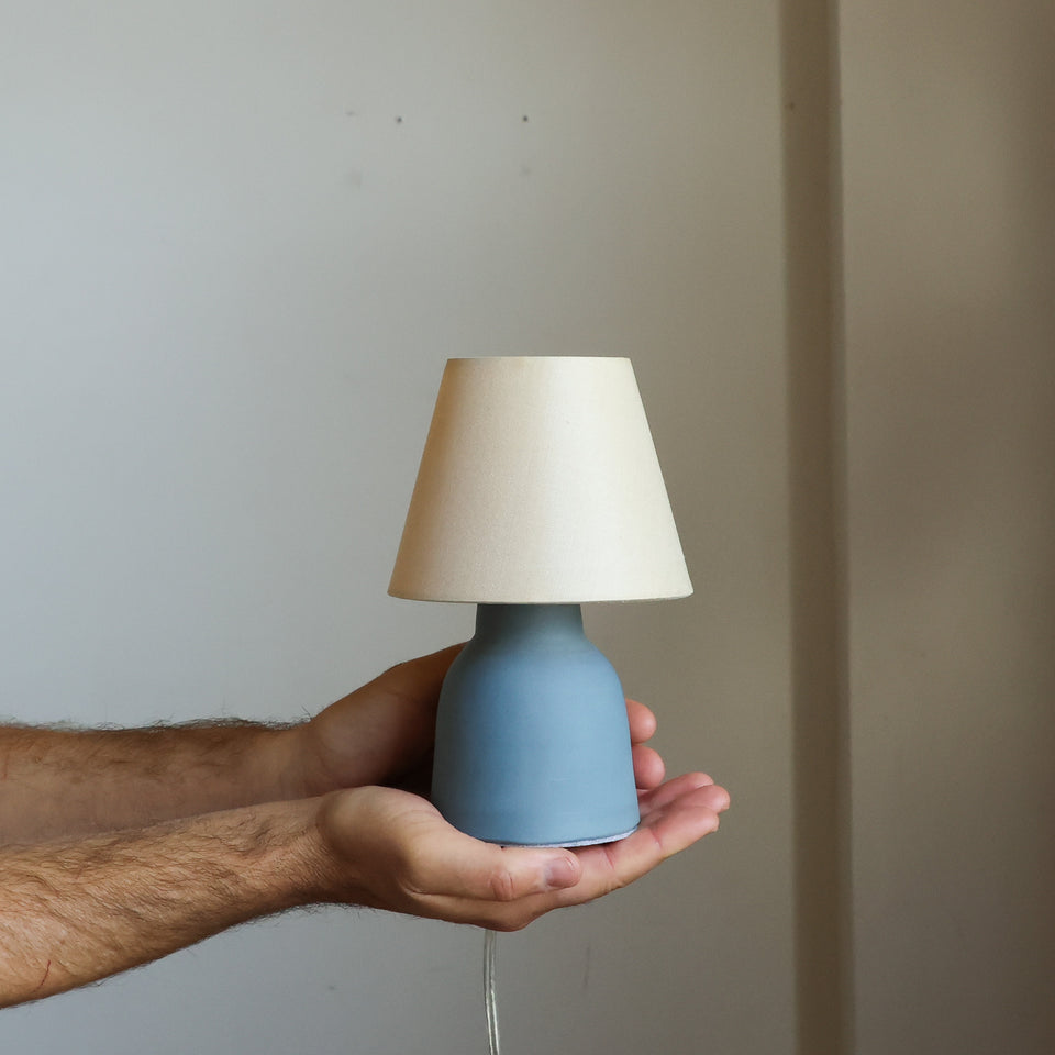 Denim mini lamp